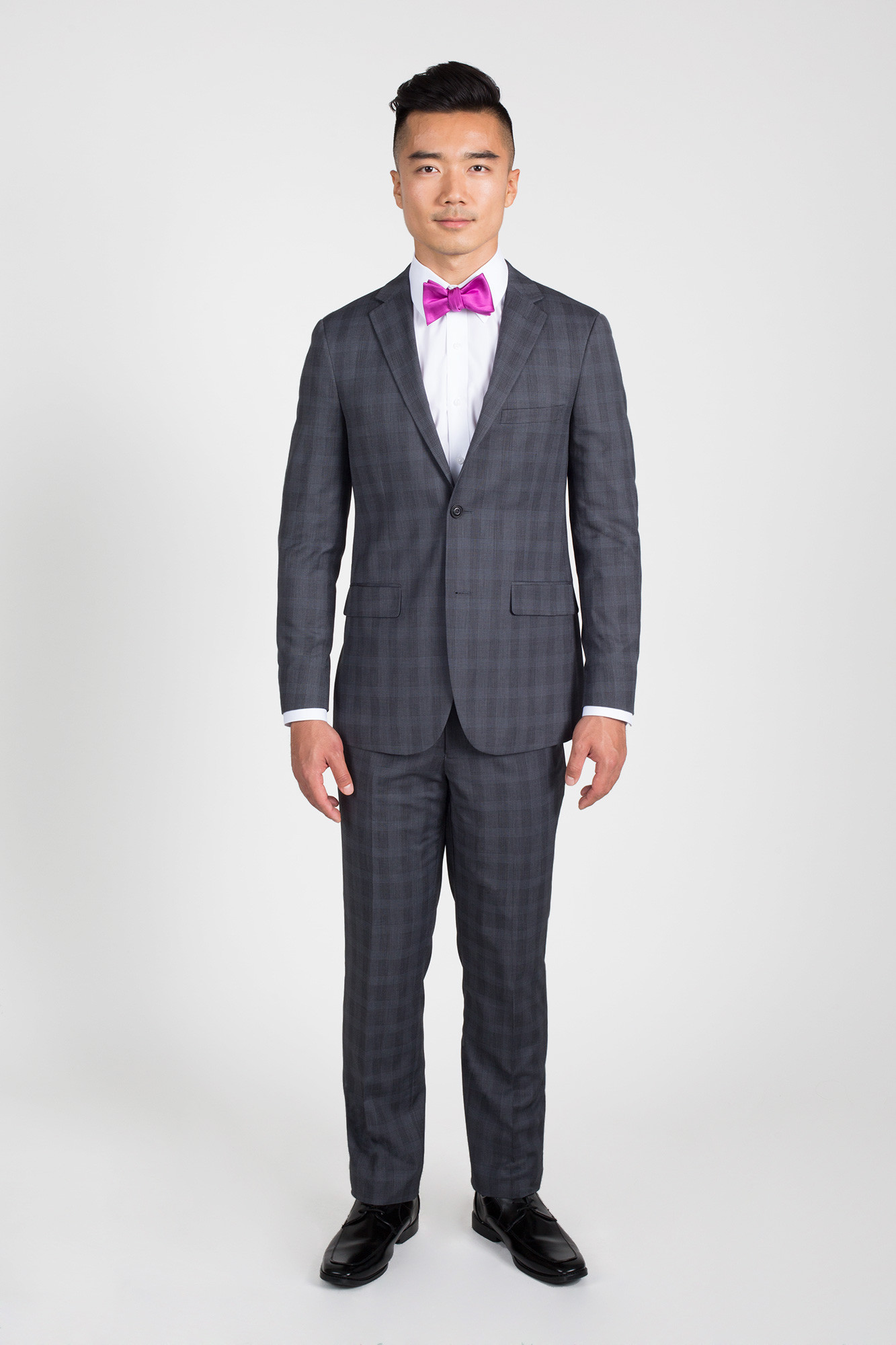 Call if not Text or Whatsup 3104300939 To Setup The Group - Call: 3104300939 Men's 2 Button Charcoal Grey Plaid Slim Fit Groomsmen Suits ~ Groom Wedding Suit  - Color: Dark Grey Suit