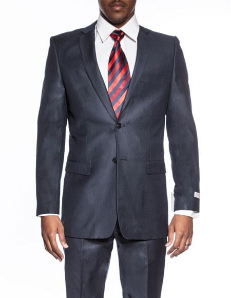 Extra Slim Fit Suit Mens Dark Navy Blue Suit For Men extra slim fit wedding prom skinny suit
