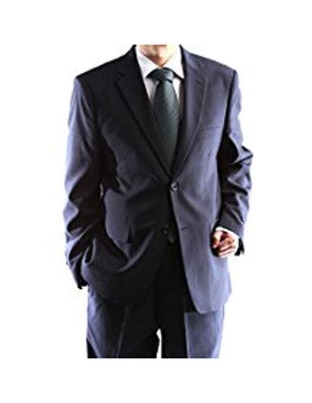 Men's 2 Button Dark Navy Suit (We have more Braveman suits Call 1-844-650-3963 to order)