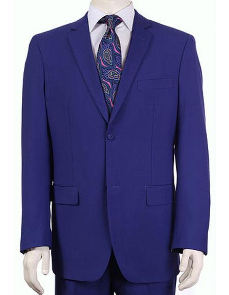 Men's Vitali  Authentic 2 Button Saphire Slim Fit Suit
