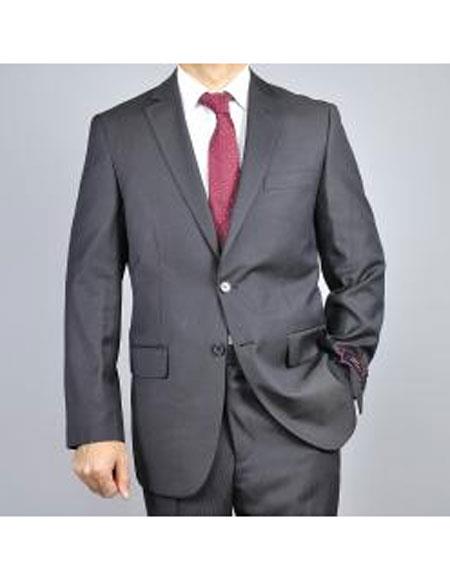 Giorgio Fiorelli Suit Men's Two Buttons Tonal Authentic Giorgio Fiorelli Brand suits Flat Front Pants