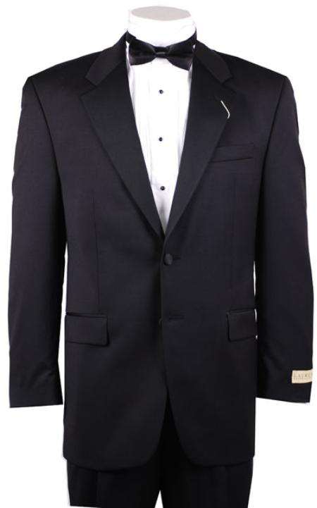 Style#-B6362 Men's 1/2 Buttons Black Cheap Priced Unique Dress Men's Wholesale Blazer Jacket For Men Sale / Jacket / Dinner Jacket Only No Pant Price Fashion Tuxedo For Men - Wool