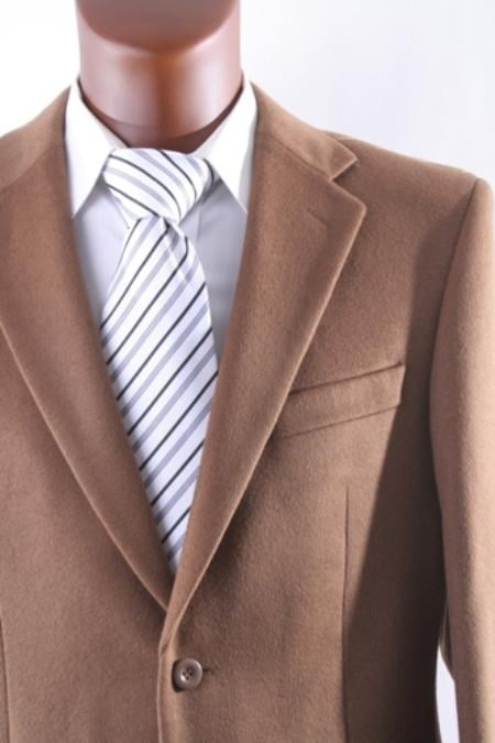 Designer Casual Cheap Priced Fashion Blazer Dress Jacket Online Winter Fabric Men's 2 Button Lamb Cashmere Sport Coat Vicuna 