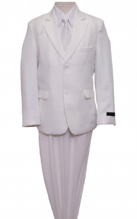 2 Button Front Closure Kids Sizes Boy's Suit Perfect for toddler Suit wedding  attire outfits 