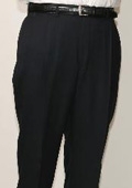 SKU#JD9972 70% Polyester Navy Somerset Pleated Trouser $99