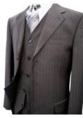 Shiny Black Mens Suit For Flirty Looks