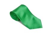  Brightgreen 100% Silk Solid Necktie With Handkerchief $29