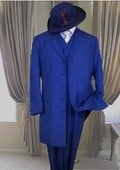  SKU# ZRBF Classic Long Royal Blue Fashion Zoot Suit $139