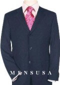 SKU# QRE438 Extra Long Navy Blue Suits in Super 150s premeier quality italian fabric Wool Suit MensUSA Exclusive Line, Vente