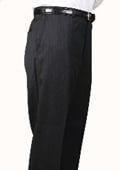 SKU#RX6390 Gray Bond Flat Front Trouser $99