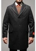 Black Wool and Cashmere Carcoat