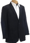 SKU#CN2832 Mens Designer Black Velour Sports Jacket $149