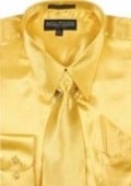 Men's Golden Dress Shirt 