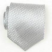  Silver Woven Necktie $39