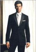 SKU# FJS201 Single-Breasted, 2Button, Non-Vented. Besom Pocket. Single Reverse Pleat Pant $295