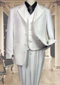 SKU#CD9278 White 3pc Solid Suit With Vest For Kids $99