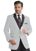 Silver suit jacket