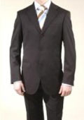 

SKU#A63_3P Men's Liquid Black 3 Button Suits On Sale
  