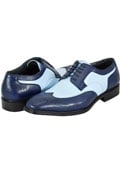 Royal blue men's dress shoes  