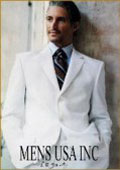 Men's Casual Dressy White Suit in Super Ultra Soft fabric, 3 Button Fully Lined Only Jacket Blazer