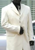 
SKU# DN4 Men's Ivory Off White 3 Buttons Mens Dress Dress Suits 