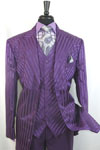 Purple stripe suit 