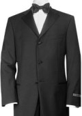 3 Button Super 110's Wool Feel Light Weight Soft Poly~Rayon Tuxedo Jacket + Pants + Shirt + Bow tie $155