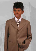 B-100 Bronze Boy's Dress Suit Hand Made $79
