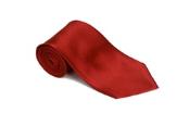 Lipstickred 100% Silk Solid Necktie With Handkerchief $29