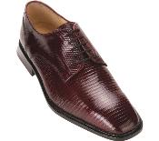 Men's burgundy dress shoes