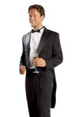 Mens Tailcoat with Matching Formal Trousers