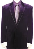 Purple tuxedo