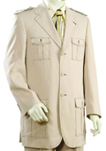  Fashionable 3 Button Taupe