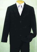 Boy's 2 Piece Fashion Suit in Solid Colors $79