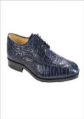 Men’s Classic Navy Blue Shoes with Leather Sole – Buy Online