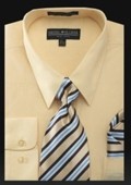 Men's Dress Shirt - PREMIUM TIE - Canary $39