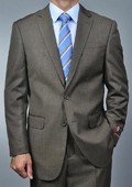  Taupe 2-buttton Suit $139