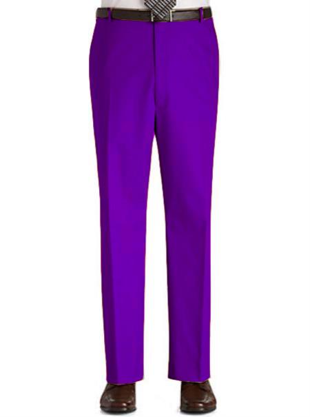 Men's Purple Dress Pants