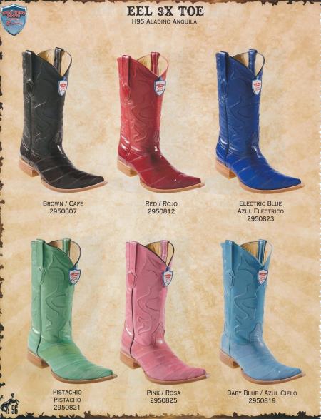 Multi Colors Cowboy Boots