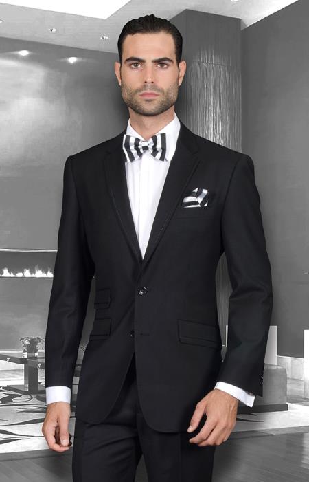 Men's Best Quality Two Button Style Suits in all Colors