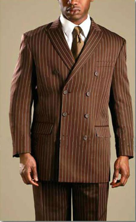 SKU#AC-711 Tony Blake Mens Suits Brown $175