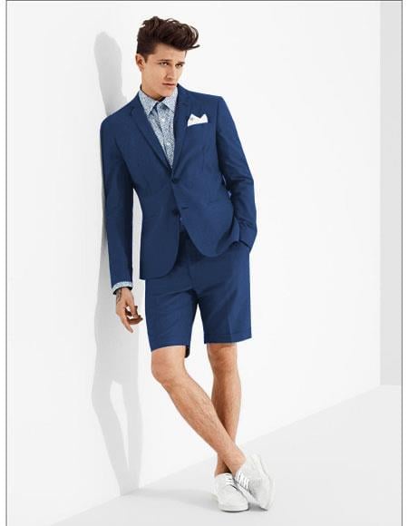Mens shorts, mens linen flat front Shorts, casual suits for men