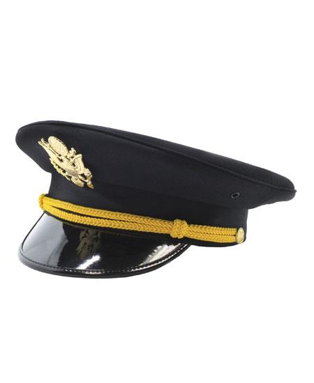 Men's Black 100% Poly Rayon Hat