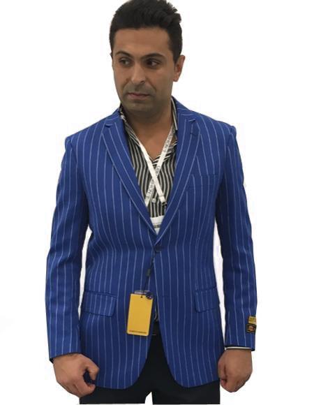 Men's Blue Two Button Cheap Priced Designer Fashion Dress Casual Blazer On Sale Pockets Blazer Sport Coat Blazer