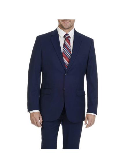 Men's Blue Two Button Suit  Suit Separates Any Size Jacket Any Size Pants