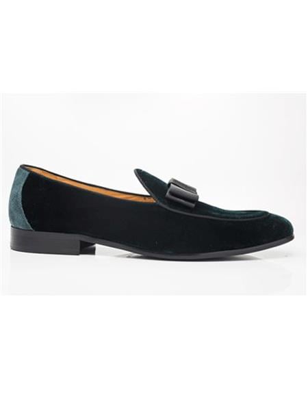 Emerald Cap Toe Carrucci Men's Shoes Perfect for Wedding   Tuxedo Shoes