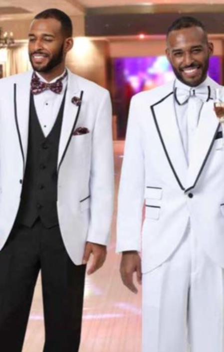 Men's  White Suit