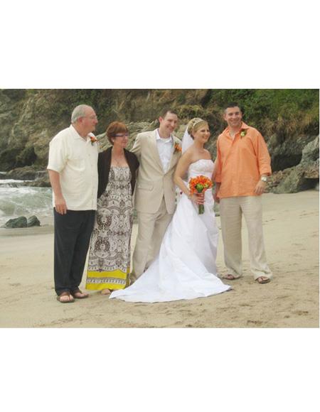 Men's  Beach Wedding Attire Beige Suit 