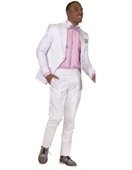 Men's White  Suit