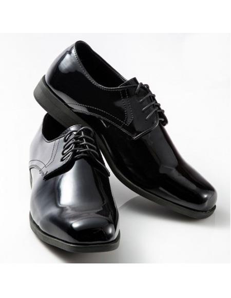 Men's Lace Up Classic Black Shoe